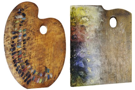 Palette de Eugène Delacroix et de Georges Seurat